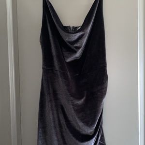 Little Black Velour Dress
